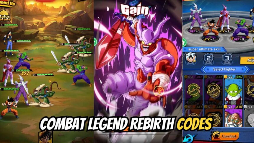 Combat Legend Rebirth Codes